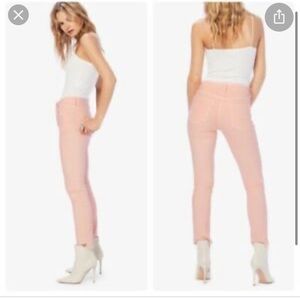 MOTHER High Waisted Looker Jeans In Petal Pink size 27